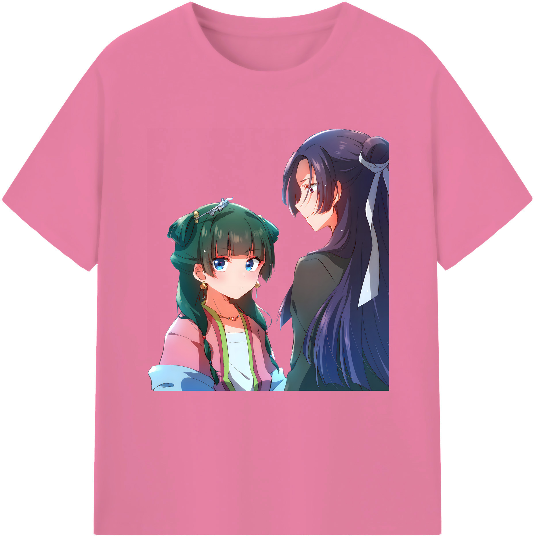 （画像用） 薬屋のひとりごと The Apothecary Diaries 綿100％半袖Tシャツ（フロントプリント）